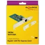DeLock PCI Express kaart > 1 x Gigabit LAN - võrguadapter - PCIe 2.1 madalprofiil - Gigabit Ethernet