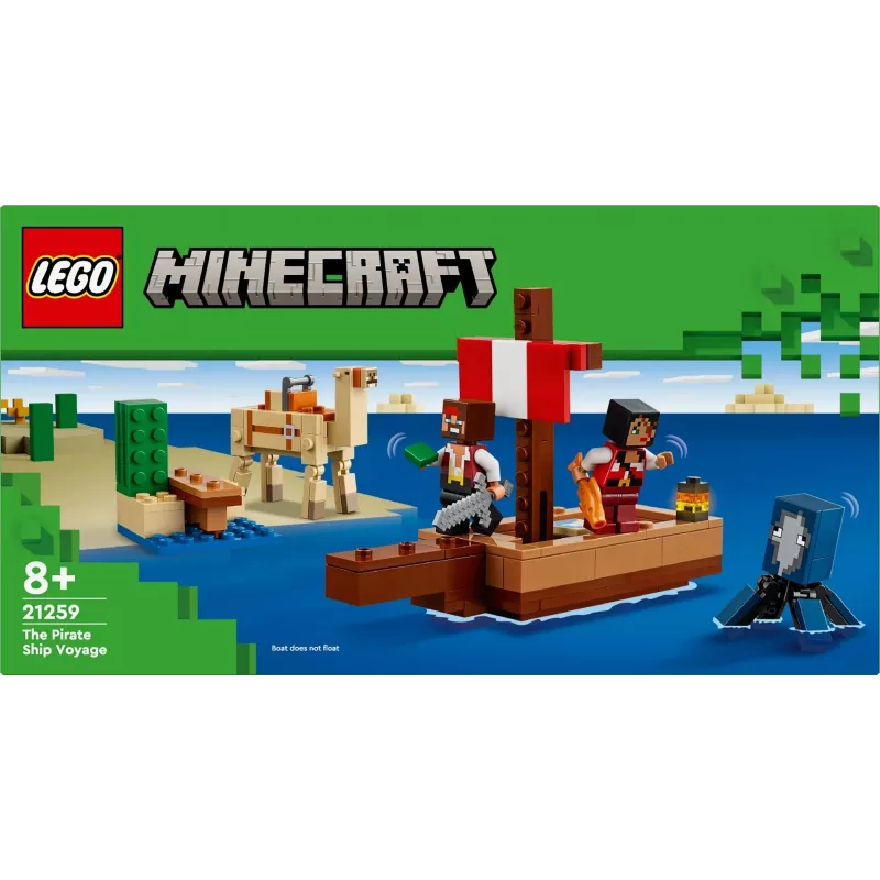 LEGO MINECRAFT 21259 Piraadilaeva teekond