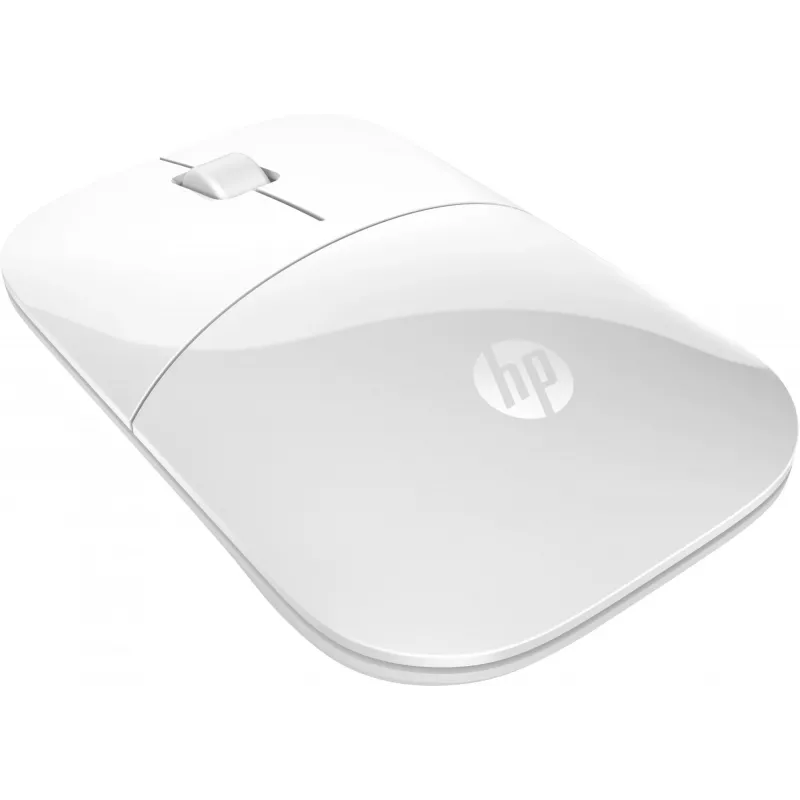 HP Z3700 valge juhtmevaba hiir, mõlemakäeline, optiline, RF-juhtmevaba, 1200 DPI, valge