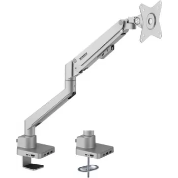 SpeaKa Professional SP-MM-600 ühepesaline monitor-lauakinnitus 43,2 cm (17) - 81,3 cm (32) gaasivedrutehnoloogia, integreeritud dokkimisalus, kallutatav, pööratav (SP-10493144)