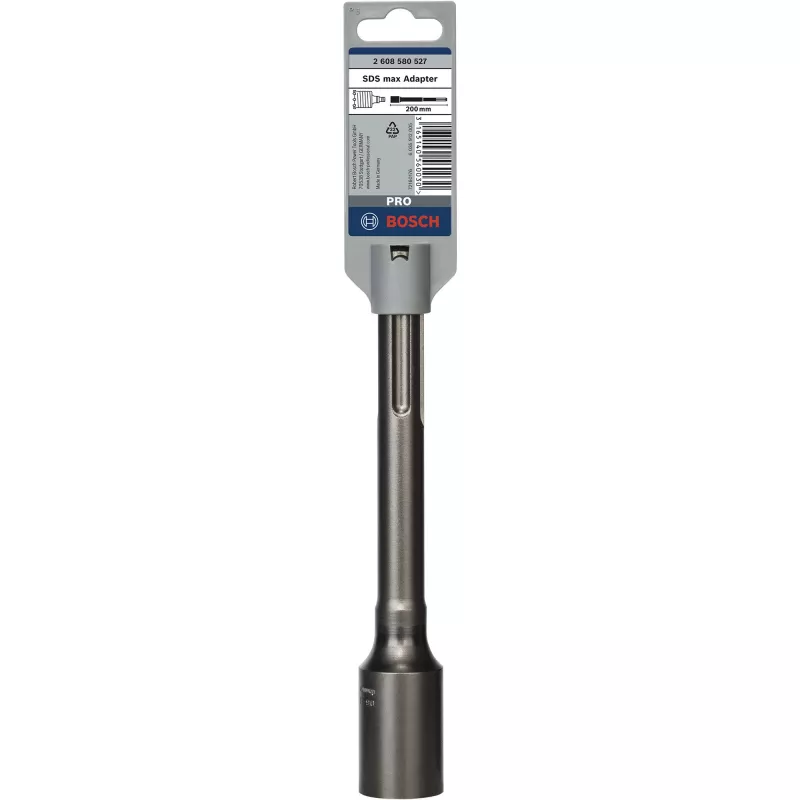 Bosch Adapterid kaheosalistele SDS max südamikpuuridele, Adapter, SDS Max, Metall, 1 tk, 200 mm