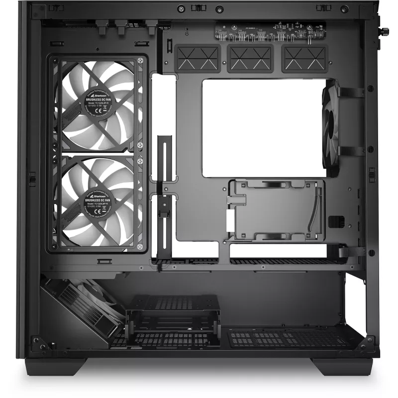 PC korpus Sharkoon Elite Shark CM100 Tower Micro-ATX, ilma toiteplokita, must