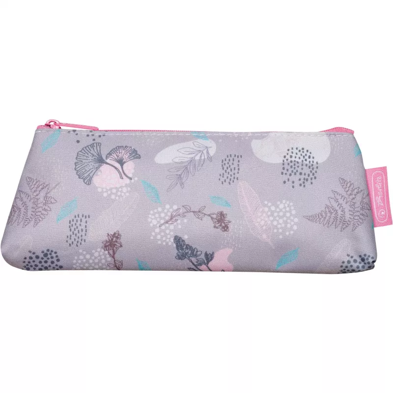 Pliiatsikarp Herlitz Delicate Gingko Soft Polyester Roosa Lilla