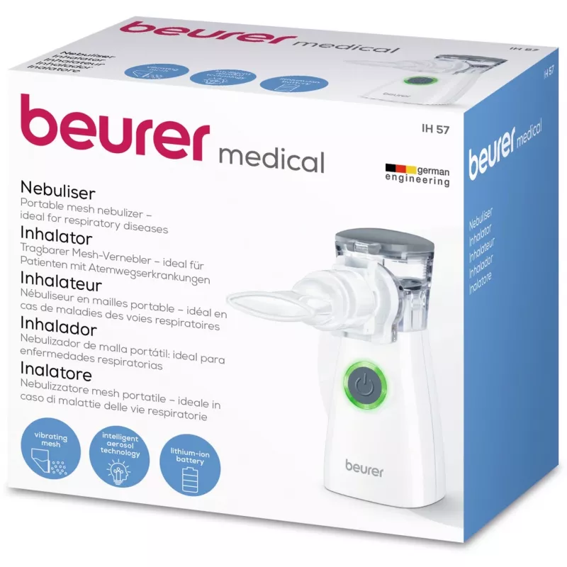 Beurer IH 57 inhalaator täiskasvanu ja lapsemaskiga, akutoitega