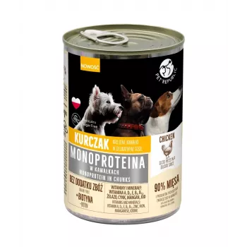 Märg koeratoit PetRepublic Monoprotein Chicken 400g kotike