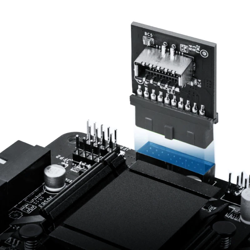 USB 3.0 adapter GrauGear GG 18024 90° paneelipesa (täisnurkne) Type A