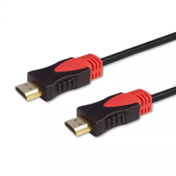 HDMI-kaabel SAVIO CL-95 1,5 m — HDMI tüüp A-A, HDMI 2.0, 18 Gbit/s, 600 MHz, 4K@60Hz, kullatud kontaktid, Ethernet, PVC-kest