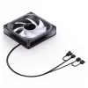 120 mm ARGB PWM korpuse ventilaator Jonsbo ZA-120 must, mudel ZA-120B