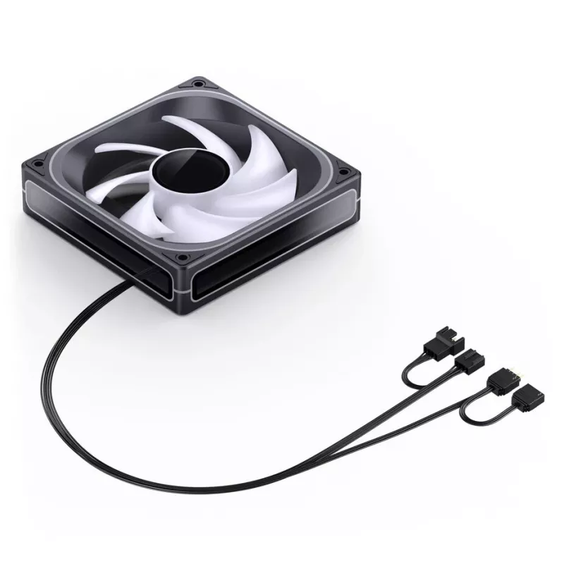 120 mm ARGB PWM korpuse ventilaator Jonsbo ZA-120 must, mudel ZA-120B