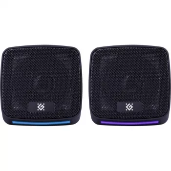PC-kõlarid DEFENDER J3 2.0 6W LED USB, 2×3W RMS, 90–20000 Hz, 3,5 mm, must