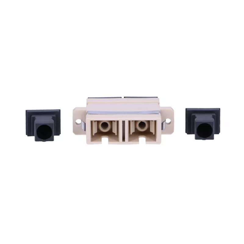 Fiiberoptiline adapter Extralink SC/UPC mitmemoodiline dupleks, emane-emane, hall