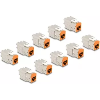 DeLOCK keystone-moodul 88117 Lame RJ-45 Oranž 10 tk
