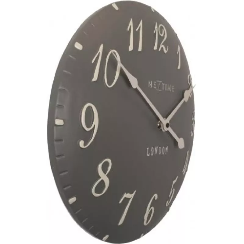 NeXtime klok 3084gs London Arabic, Ø34,5 cm, seinakell, hall/valge