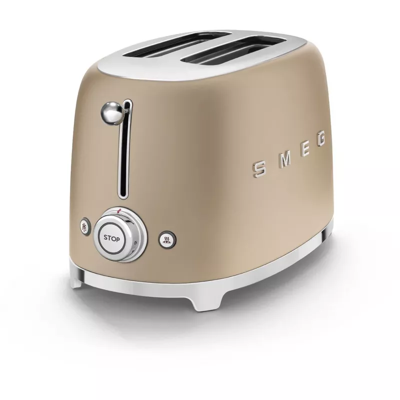 Röster Smeg 50's Style TSF01CHMEU 2 viilu Kuldne 950W