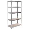 Laoriiul GreenBlue GB378 tsingitud metallist 5 riiulit, tsinkteras, 900×400 mm, 75 kg max riiuli kohta