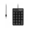 Numeric Keypad DeLOCK 12108 USB Must 19 klahvi 1,6 m kaabel
