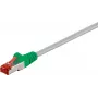 Wentronic goobay - crossover-kaabel - RJ-45 (M) kuni RJ-45 (M) - 7,5 m - SFTP, PiMF - CAT 6 - vormitud, takerdumisvastane - hall, roheline (33280)