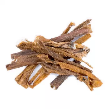 Koeramaius BULT Lamba maos 100 g — ühe koostisosaga kuivatatud looduslik maius, monoproteiin, 65,8% valku