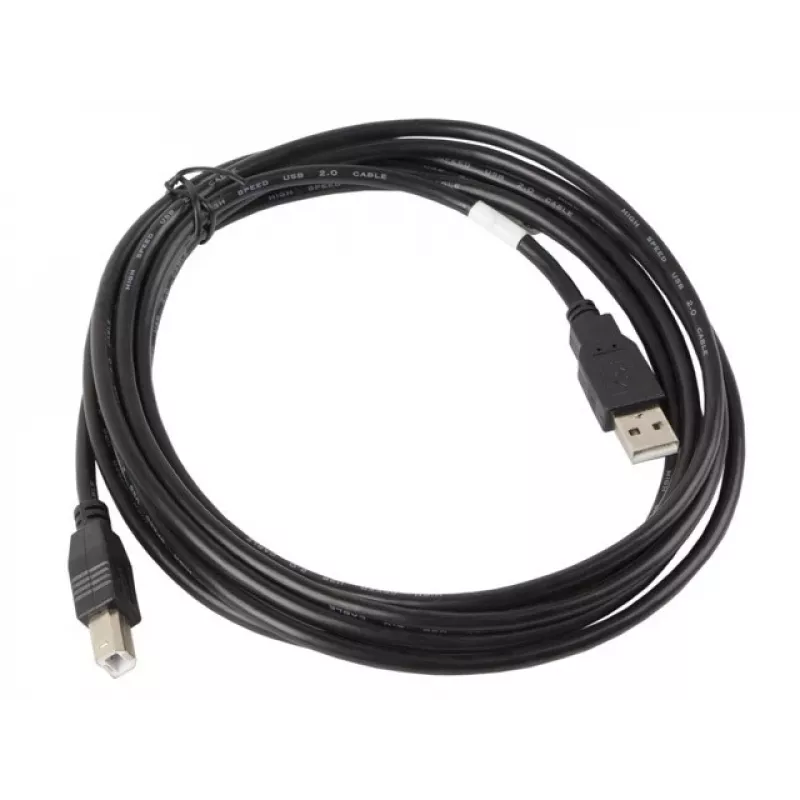 Lanberg CA-USBA-10CC-0030-BK USB-kaabel 3 m USB 2.0 USB B must (CA-USBA-10CC-0030-BK)