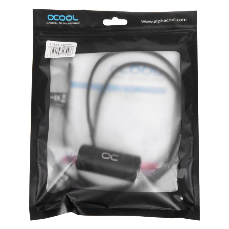 Vooluindikaator Alphacool 17558 Acetal Must 58mm