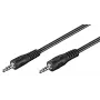 Wentronic Goobay 3,5 mm-pistikühenduskaabel, must, 2,5 m - 3,5 mm-pistik (3-kontaktiline, stereo) > 3,5 mm-pistik (3-kontaktiline, stereo) (50449)