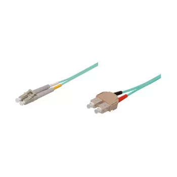 patch-kaabel LWL Dupleks OM3 (Multimode, 50/125) LC/SC, LSZH, pööratav polaarsus, 0,5 m, Good Connections®