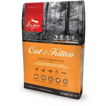 Orijen Cat & Kitten kasside kuivtoit kana, kala, kalkun 340 g