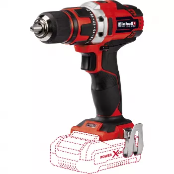 Einhell TE-CD 18/40 Li-Solo 1500 RPM Võtmeta Padrun 1,1 kg Must, Punane
