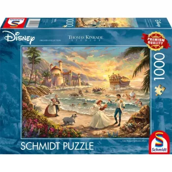 Thomas Kinkade Studios: Disney Dreams Collection - Väikese merineitsi armastuse tähistamine, pusle 1000 tükki