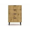 SCANDI 4S õhuke tamm ARTISAN kummut