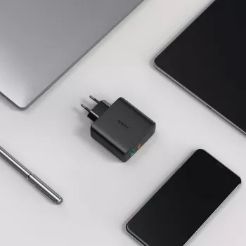 Seinalaadija PA-D3 2xUSB Power Delivery (1xUSB+1xUSB C) 5.4A 60W Dynamic Detect