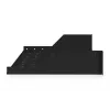 Digitus | 2U fikseeritud riiul riiulitele | DN-19 TRAY-2-SW | Must | Ideaalne komponentide hoiustamiseks, mis ei sobi 483 mm (19”) standardisse. Sale disain, mis võtab 2 kõrgusühiku ruumi. Lihtne ja kiire paigaldada või eemaldada. Mõõdud 88x482x349 mm, ku