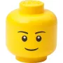 Room Copenhagen LEGO Storage Head “Boy” mini – hoiukarp väikeste klotside ja mänguasjade jaoks