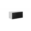 Cama suletud hoiukapp ROCO RO3 75/37/39 valge/valge/must