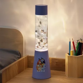 Lauavalgusti Paladone Bluey GloBuddies Flow Lamp — tegelaskujuga LED-öölamp