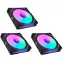 LIAN LI UNI FAN SL-INF 120 ARGB pööratud labadega 3-pakend – must