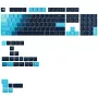 Keycaps GLORIOUS GPBT Gradient Celestial Ice — ANSI-paigutus, PBT-värvisublimatsiooniga klahvikomplekt