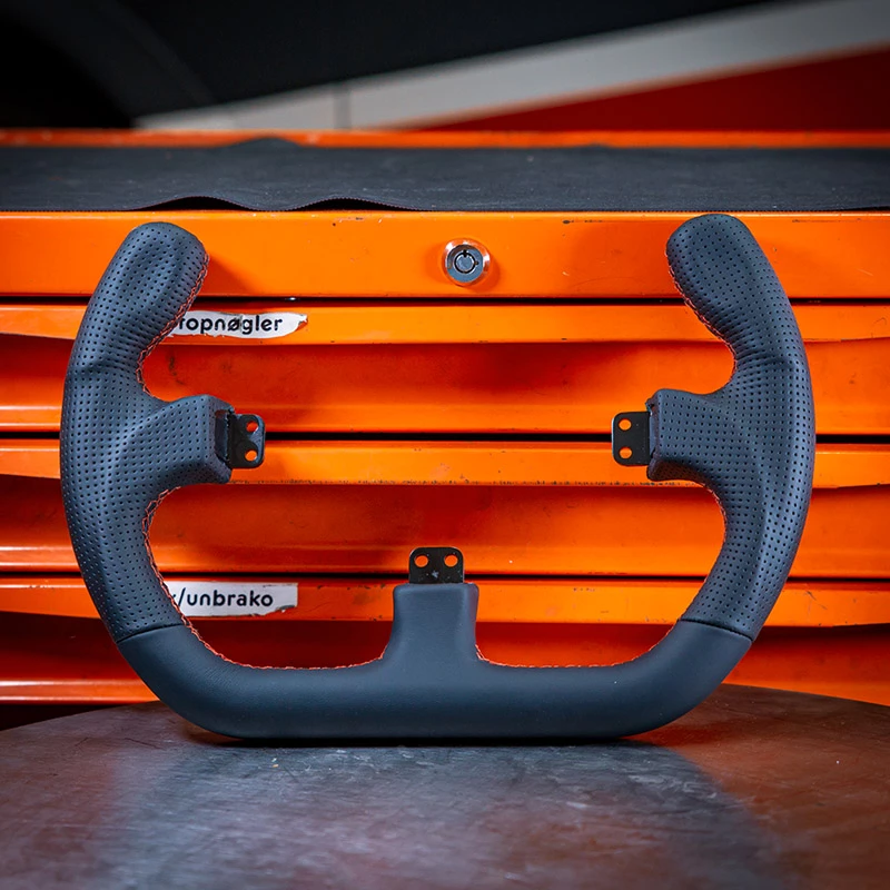 Asetek SimSports GT Rim - Open D, nahk