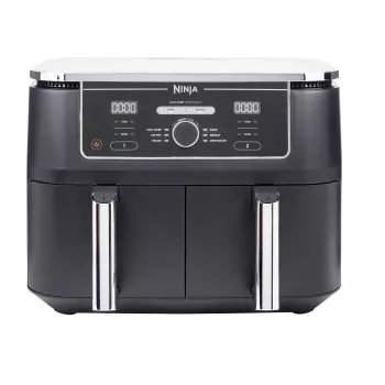 Ninja AF400EU fritüür Double 9,5 L Eraldiseisev 2470 W Kuumaõhufritüür Must