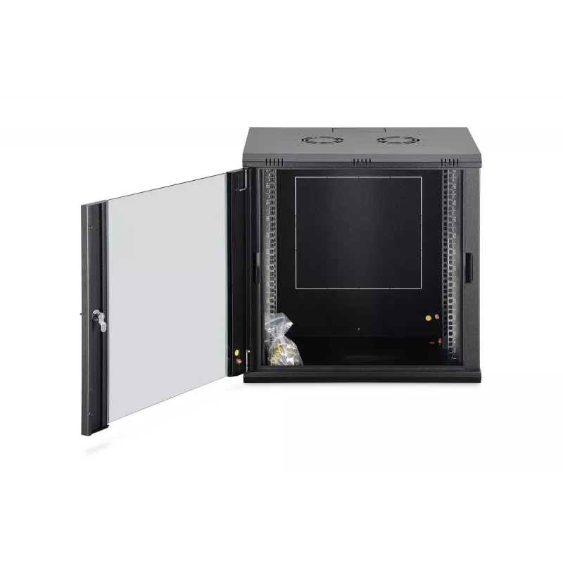 Seinale paigaldatav kapp DIGITUS Dynamic-N 12U, 600x450 mm (LxS), IP20, võtmega lukustatav, lahtivõetuna