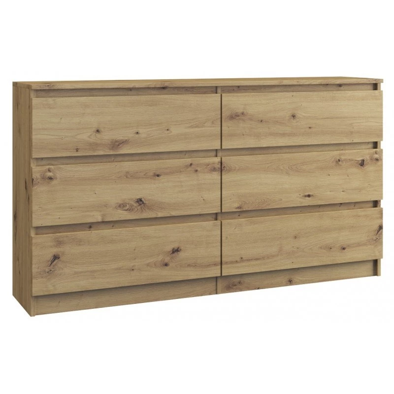 Kummut Topeshop M6 140 ARTISAN tamm 6 sahtlit