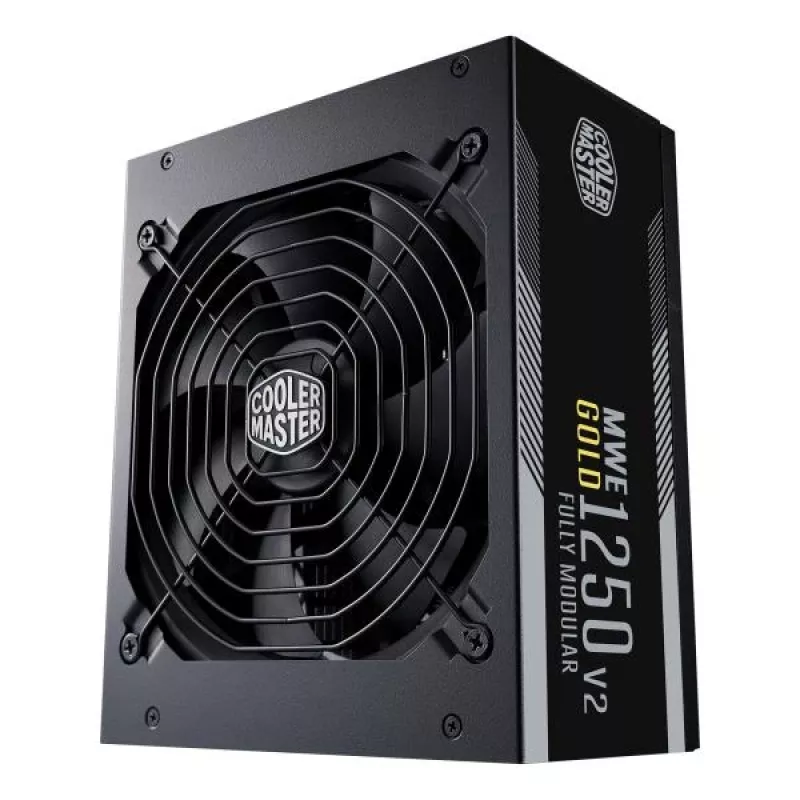 Cooler Master MPE-C501-AFCAG-EU MWE Gold V2, ATX 1250W, RTX Ready, modulaarne, 140mm, must
