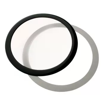 Tolmufilter DEMCiflex 140mm ümmargune — must/valge korpuse ventilaatoritele