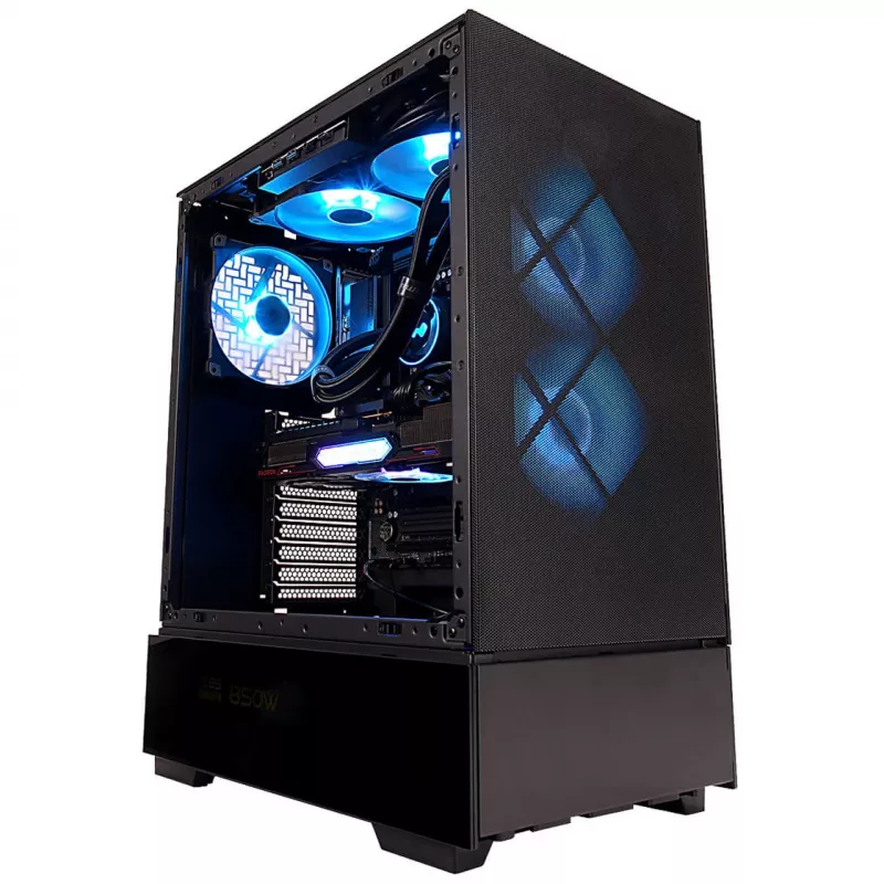 InWin Modfree Base Big-Tower karastatud klaas - must