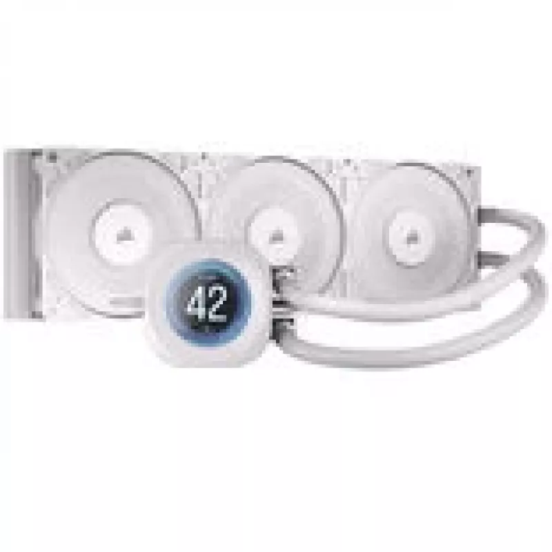Mitmeotstarbeline vedelikjahutus Corsair Nautilus 360 RS 12 cm Valge