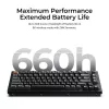 Mehaaniline klaviatuur Keychron V1 Ultra 8K — 75% QWERTY, Bluetooth, juhtmega, RGB, must