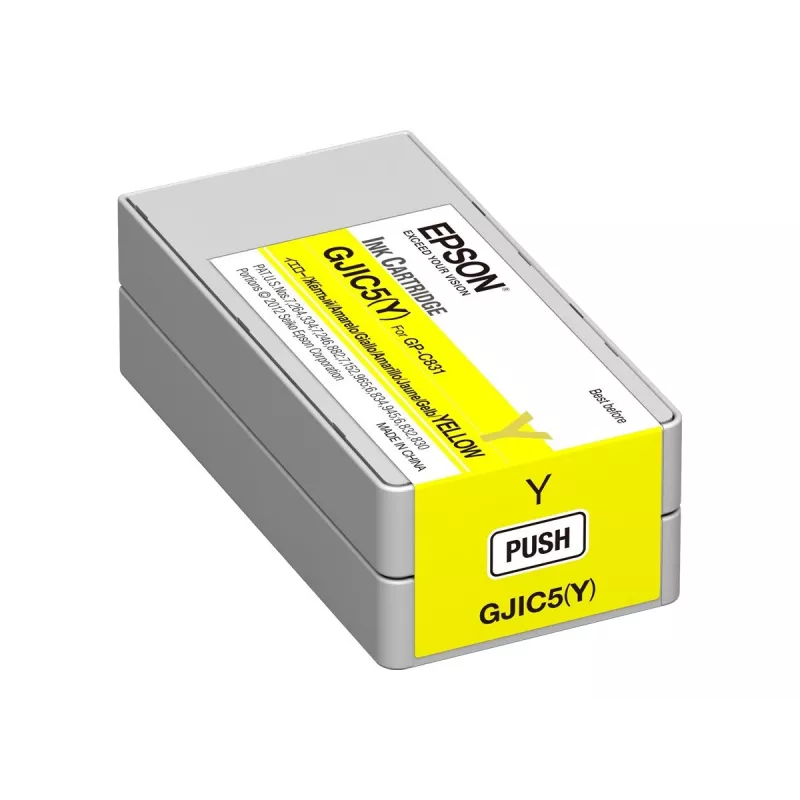 Epson GJIC5(Y): tindikassett ColorWorks C831 jaoks (Kollane) (MOQ=10)