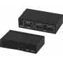 HDMI-lüliti ShiverPeaks 2 x HDMI 1.4 3840 x 2160 Must Metall