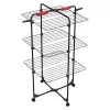 Seinale kinnitatav pesukuivatusrest VILEDA Mixer 3 Ultimate — teras, 30 m kuivatuspinda, kokkupandav, rattad, 131×93×71 cm
