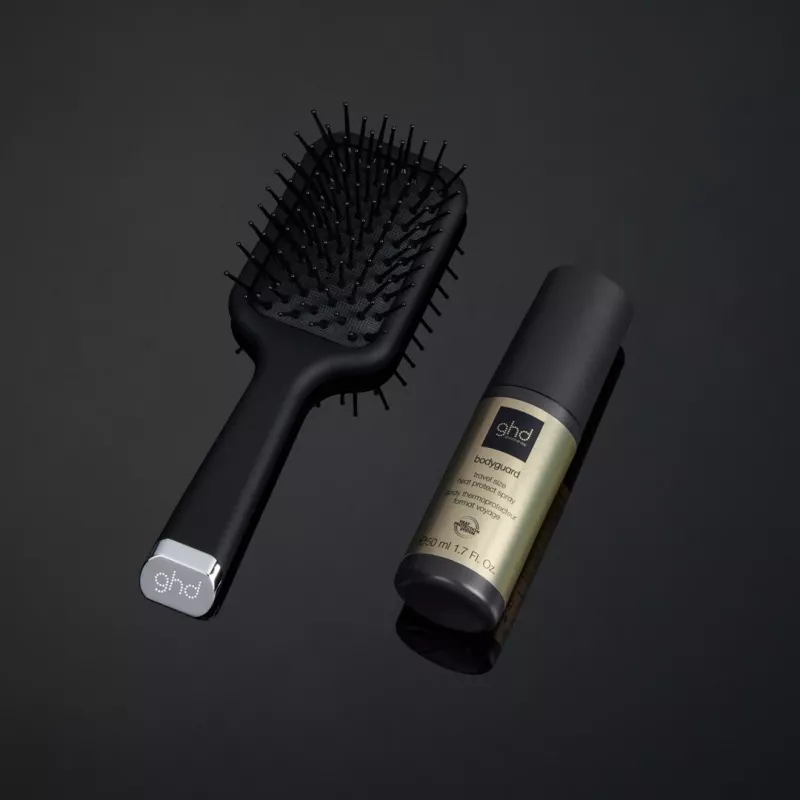 ghd Mini Paddle Brush juuksehari, must